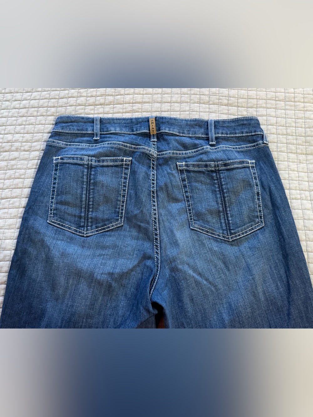 Ariat Blue Wide Leg Denim Jeans